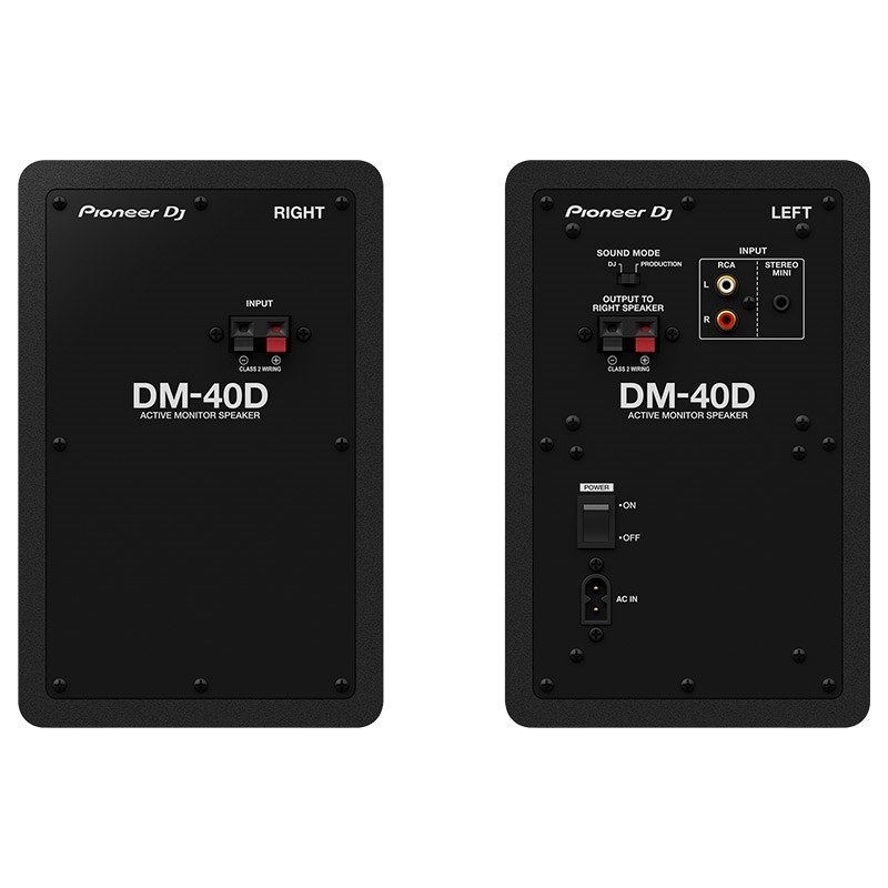 Pioneer DJ DM-40D(ブラック)(ペア) ｜イケベ楽器店オンラインストア