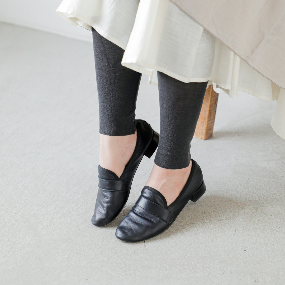 evam eva エヴァムエヴァ ウール レギンス e253k003-yo | iroma..aranciato