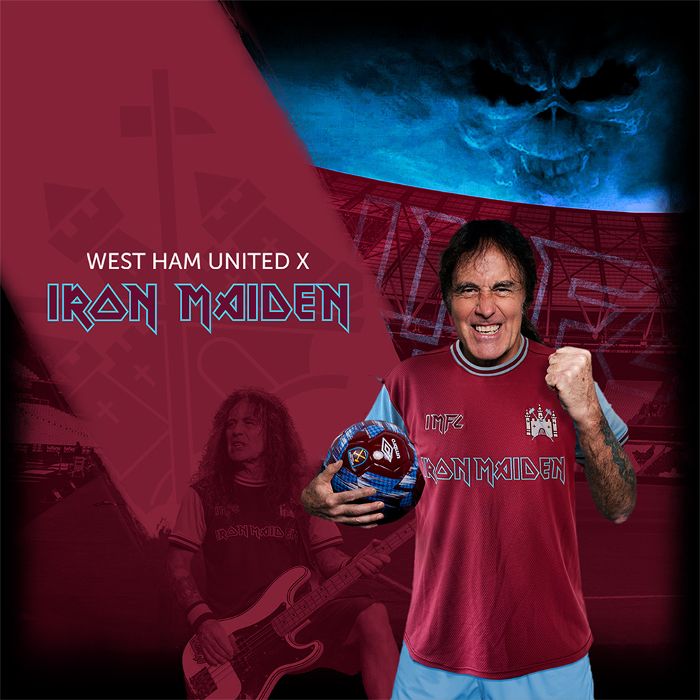 West Ham X Iron Maiden Launch 50th Anniversary Shirt - Iron Maiden