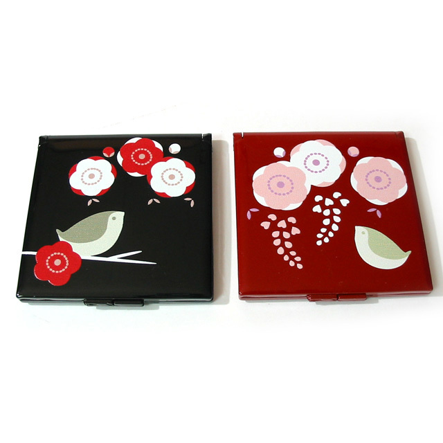 コンパクトミラー 幸梅 【メール便可】携帯用手鏡 外国人へのお土産