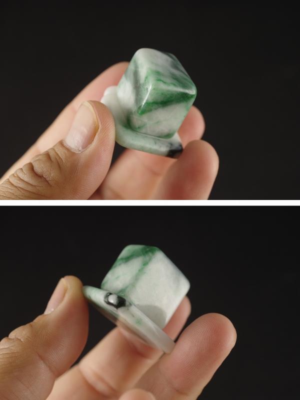 糸魚川産翡翠 原石磨き33g 天然石販売 名取貴石 天然石・国産原石の