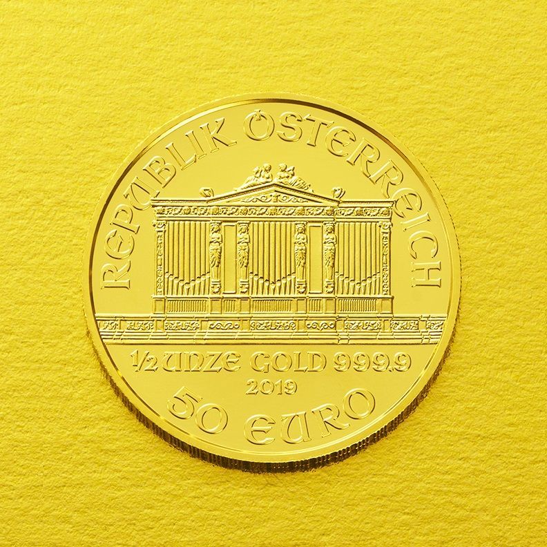 ウィーン金貨ハーモニー1/2オンス - 石福金属興業ネットショップ