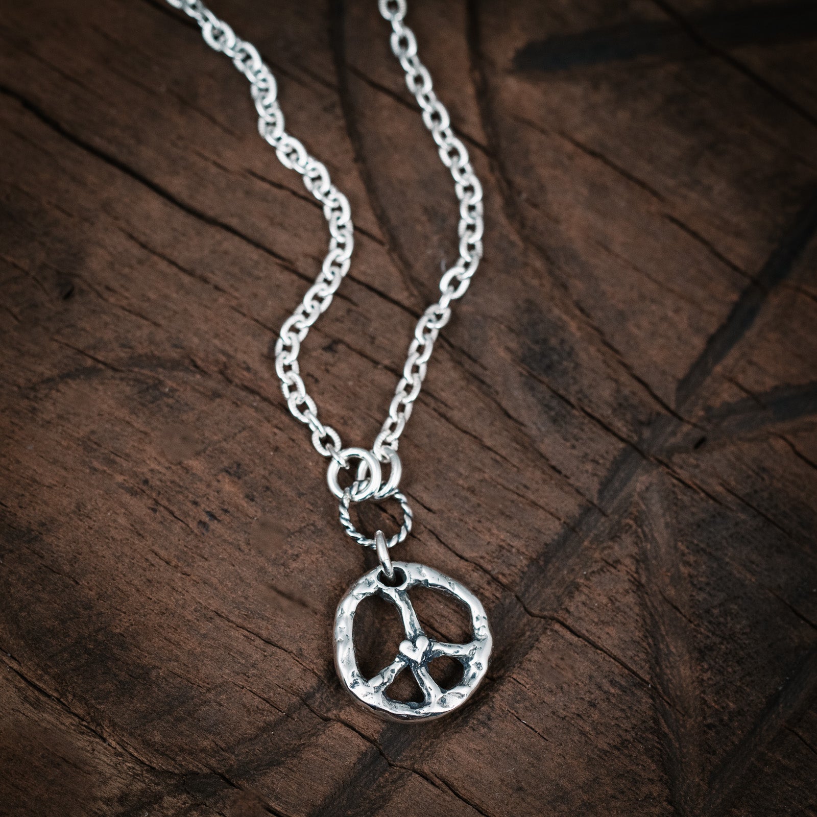 Finding Peace Necklace | Peace Sign Jewelry - Island Cowgirl