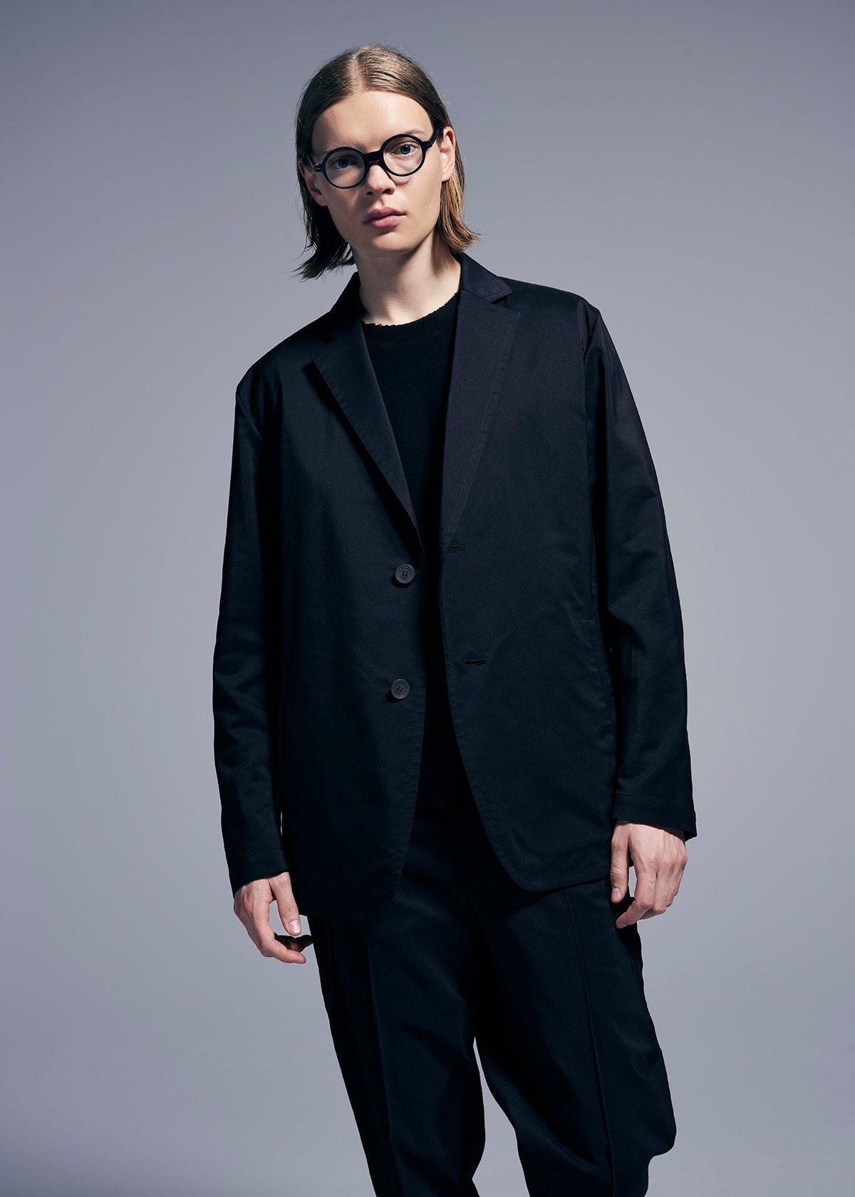 ISSEY MIYAKE MEN アーカイブ ウール ノーカラージャケット M