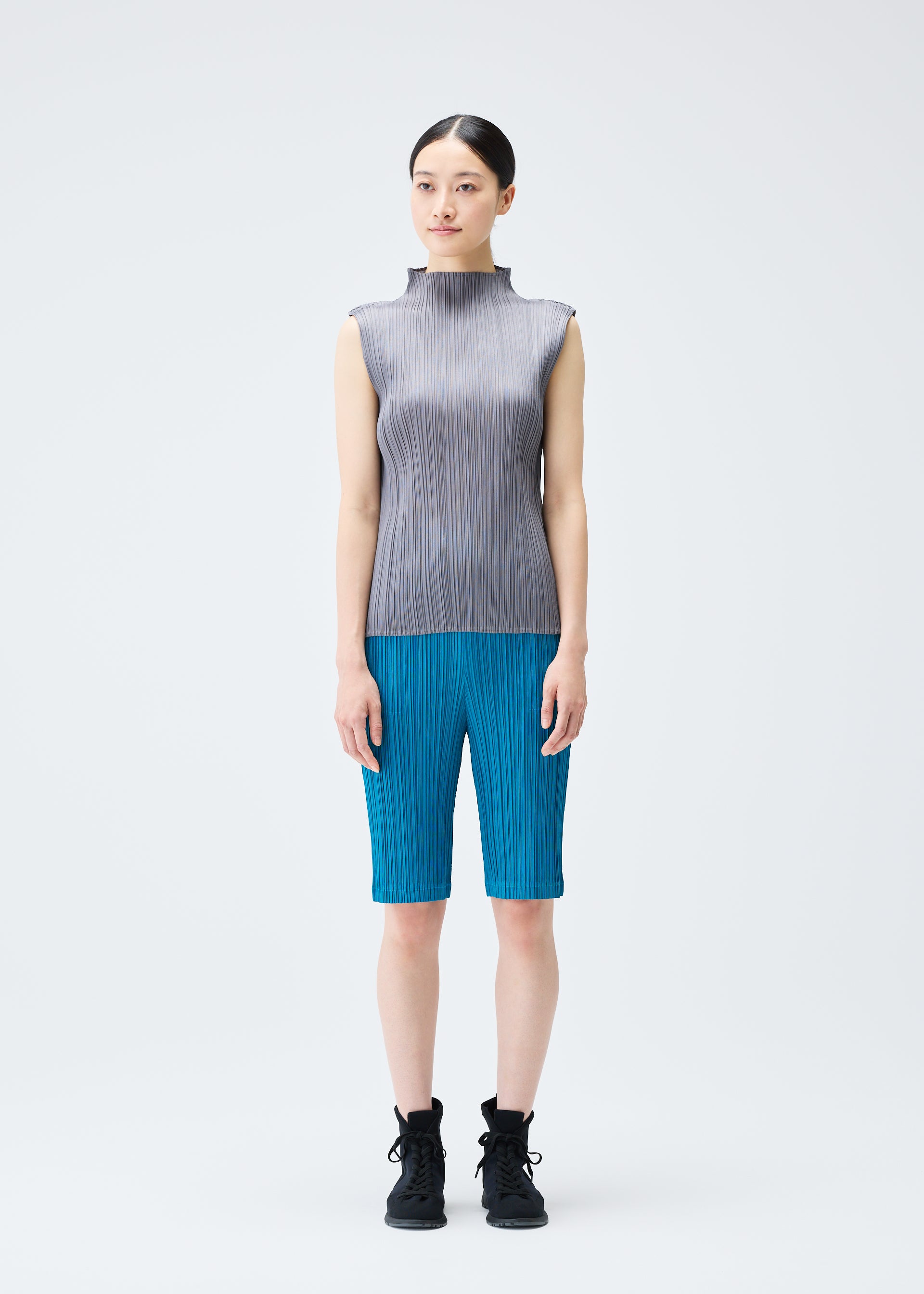 プリーツプリーズ 半袖シャツ REFRACTION Pleats Please Issey Miyake