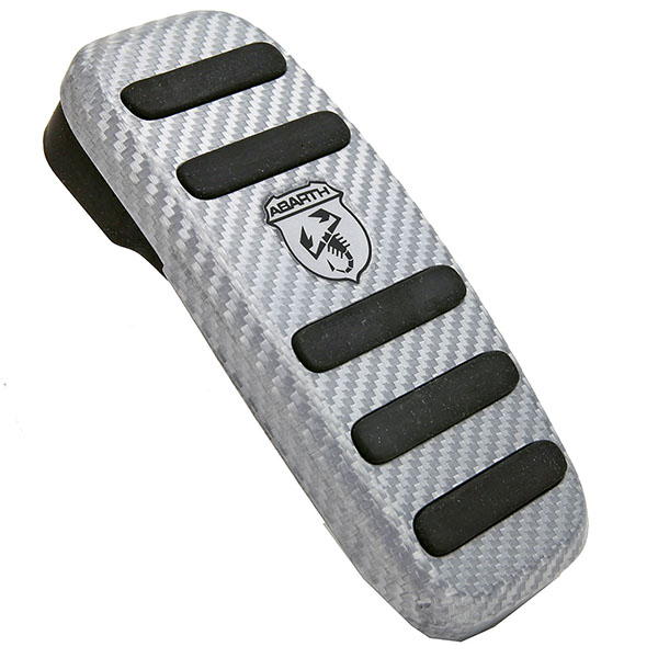 ABARTH純正500 AMT用ALUTEXペダルセット(左ハンドル/シルバー