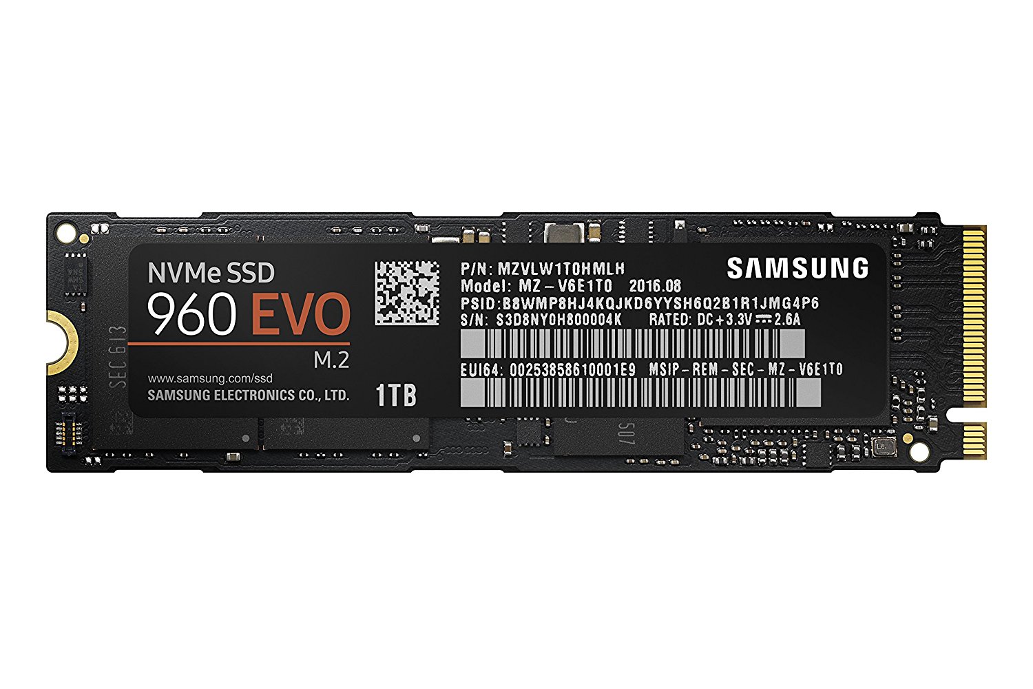 SSD 960 EVO (M.2/NVMe) – ITGマーケティング株式会社