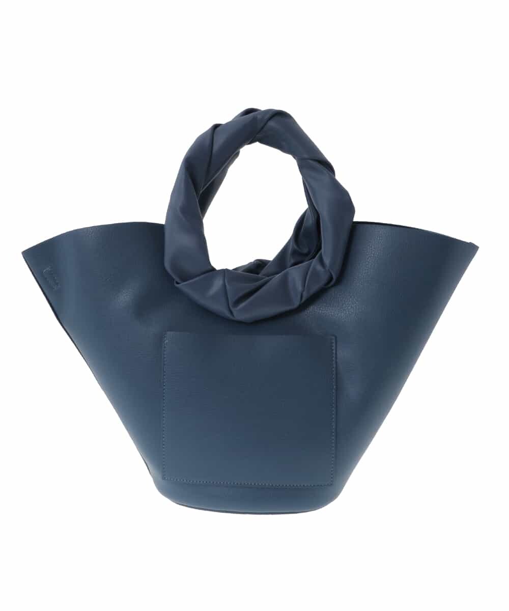 2WAY]サークルハンドル合成皮革トートバッグ(トートバッグ) | MK