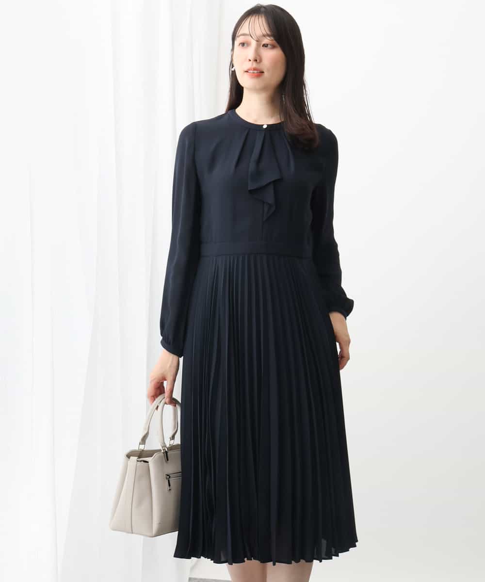 misekiseoul プリーツワンピース ブラック ミセキソウル 韓国 MISEKI