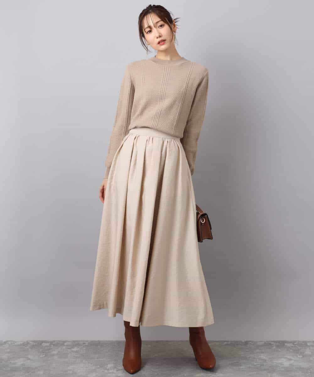 ミニケーブル編みニット/洗える(ニット・セーター) | MK MICHEL KLEIN