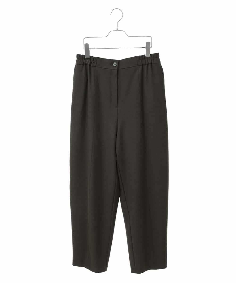 大きいサイズ】カシミヤタッチテーパードラインパンツ /洗える