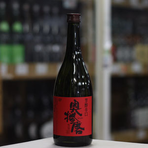 奥播磨 純米吟醸 芳醇辛口 赤ラベル720ml：下村酒造店 - 地酒焼酎 岩井