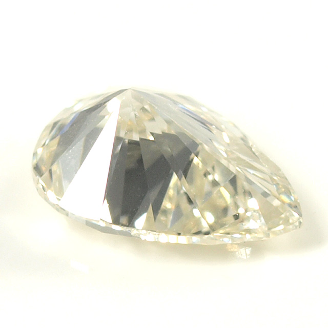 天然ダイヤモンド ルース(裸石) 0.553ct, Kカラー, SI-2, ペアシェイプ