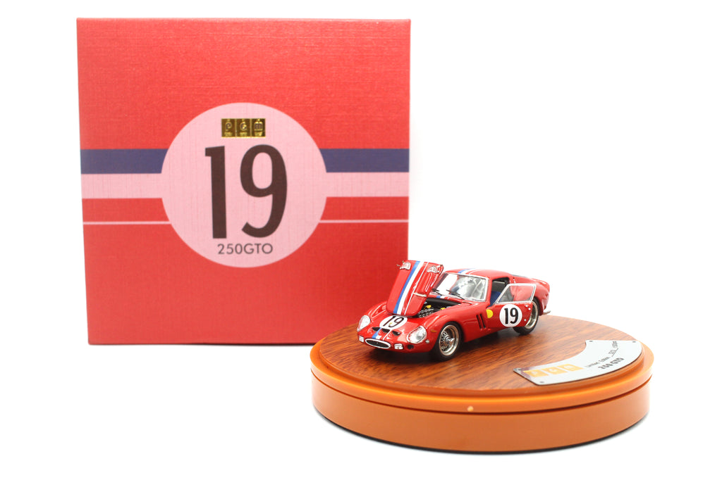 PGM Model 1/64 Ferrari 250 GTO #19 Red Luxury Box – J Toys Hobby