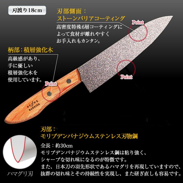 スーパーストーンバリア 包丁／【特典】シャープナー付き | MBC