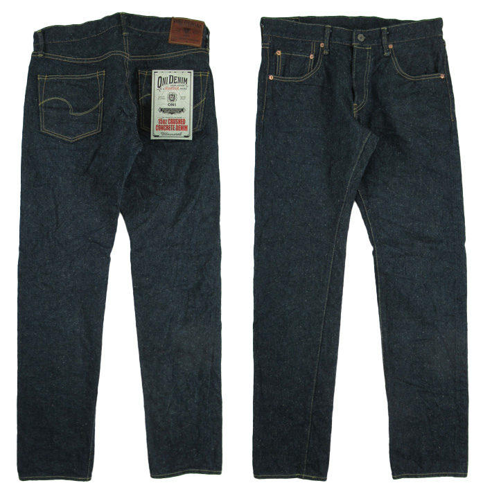 鬼デニム リラックステーパード 622-CCD-GOLV 15oz クラッシュド