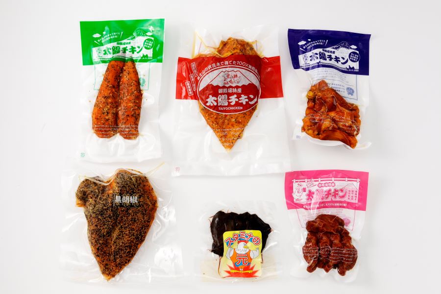 静岡県産 チキンスモーク6種盛りだくさんセット: しずおか『手しお屋