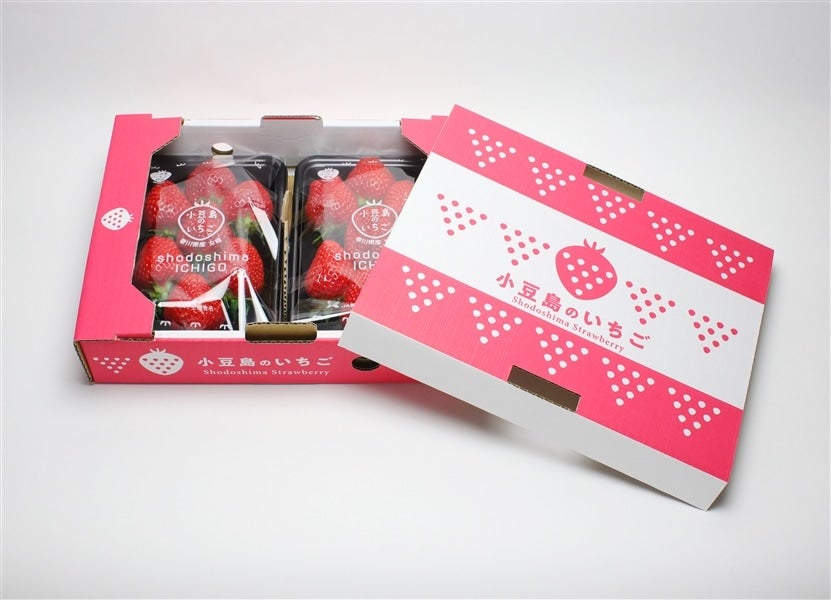 小豆島のいちご【女峰】≪DX≫平トレー 250g×2パック入を2箱: さぬき