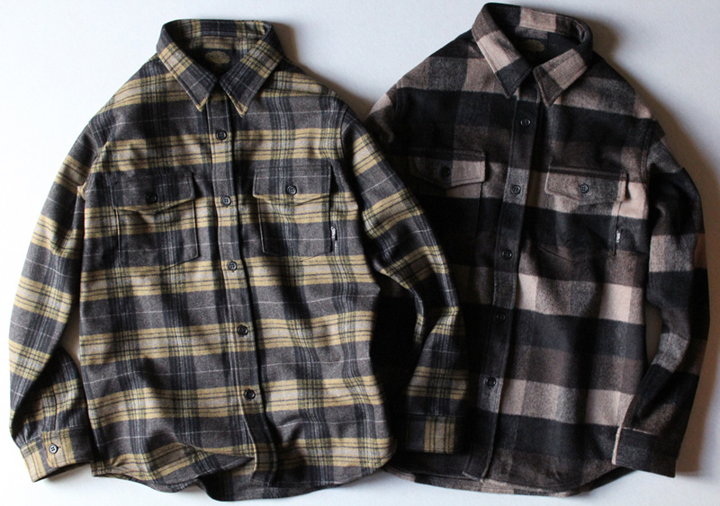 GREENCLOTHING ( グリーンクロージング ) “WOOL FLANNEL SHIRTS”│JAU