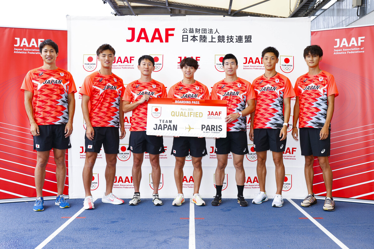 パリオリンピック】メダル獲得を目指し、Team Japanが始動！男子4×100m