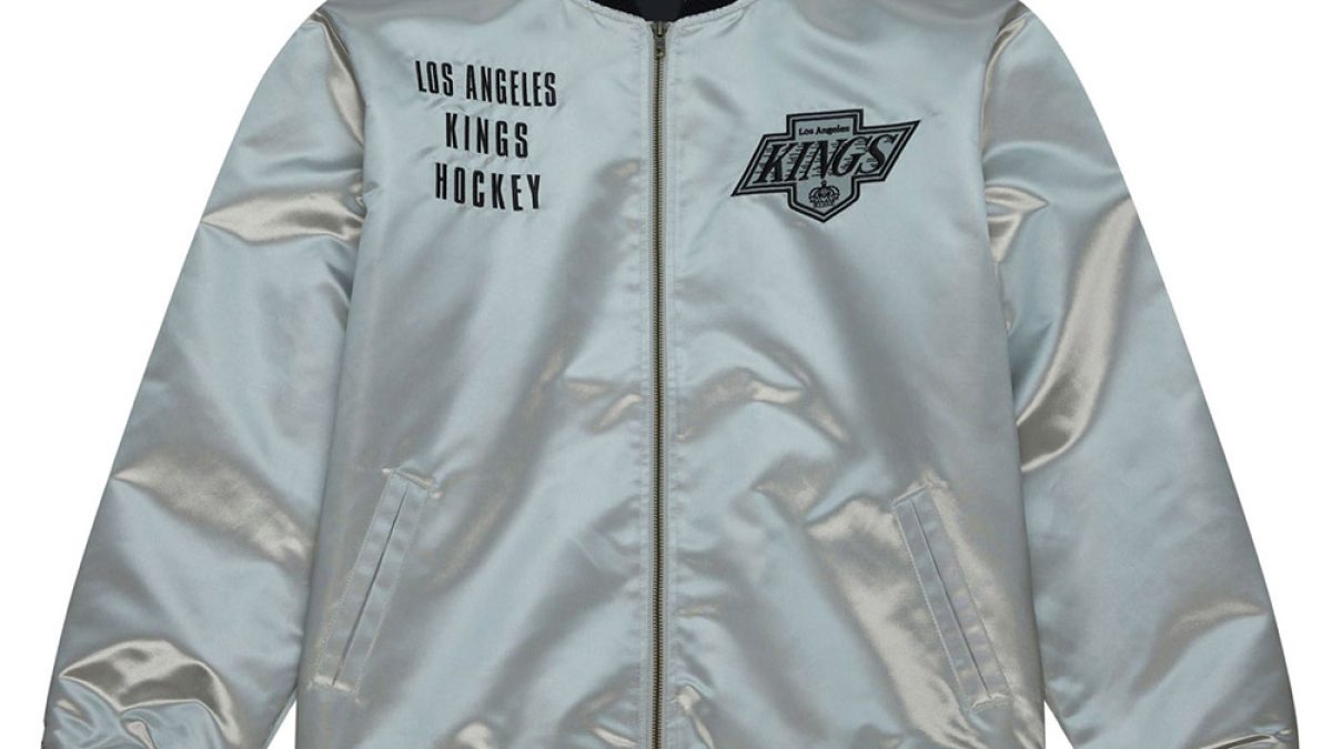 Full-Zip Silver Satin Team OG 2.0 Los Angeles Kings Jacket