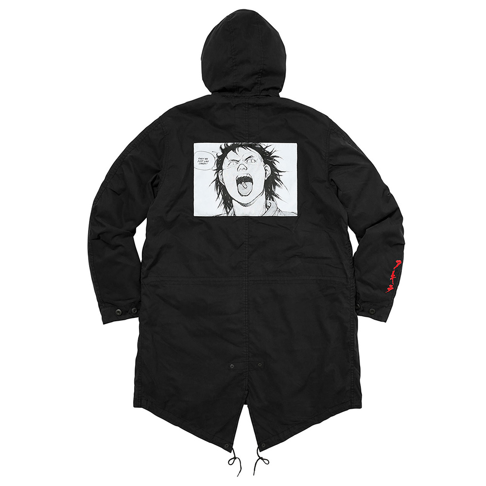 Cotton Green/Black Supreme Akira Fishtail Parka