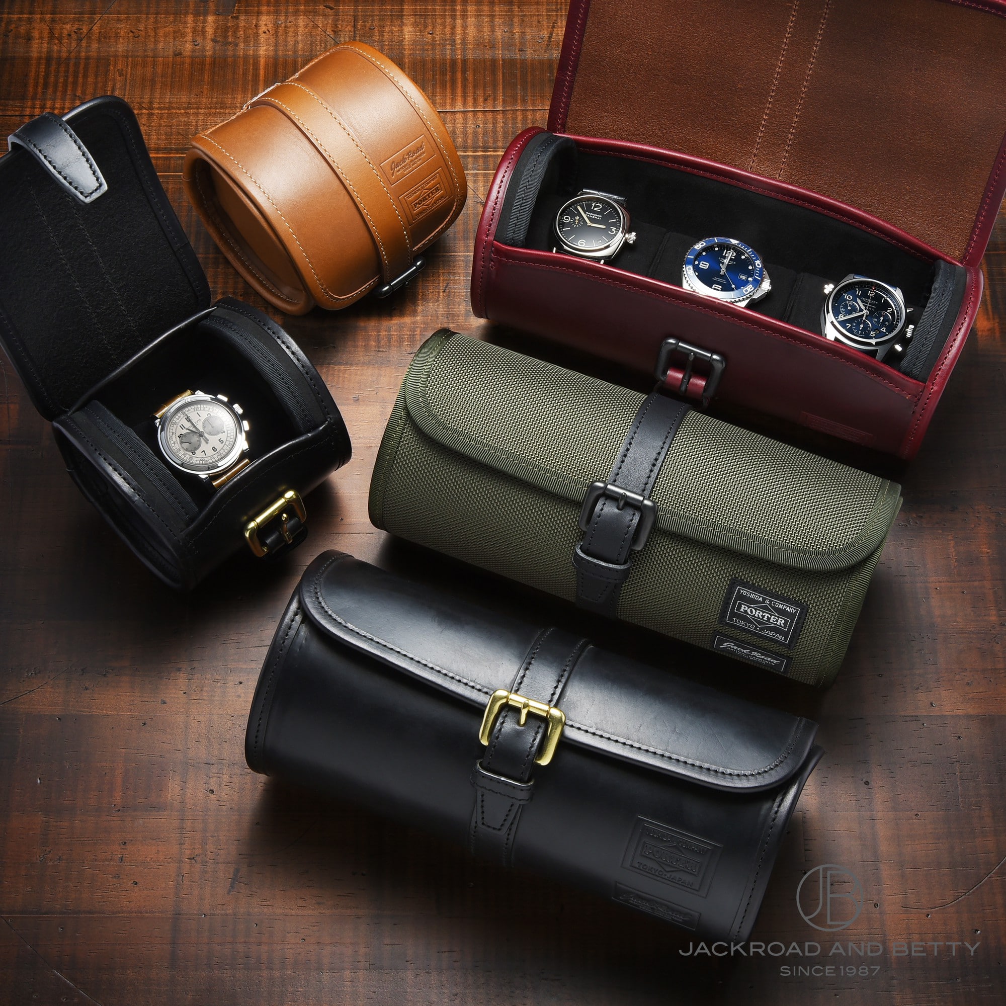 JackRoad×PORTER コラボレーション オリジナル ウォッチケース[beige