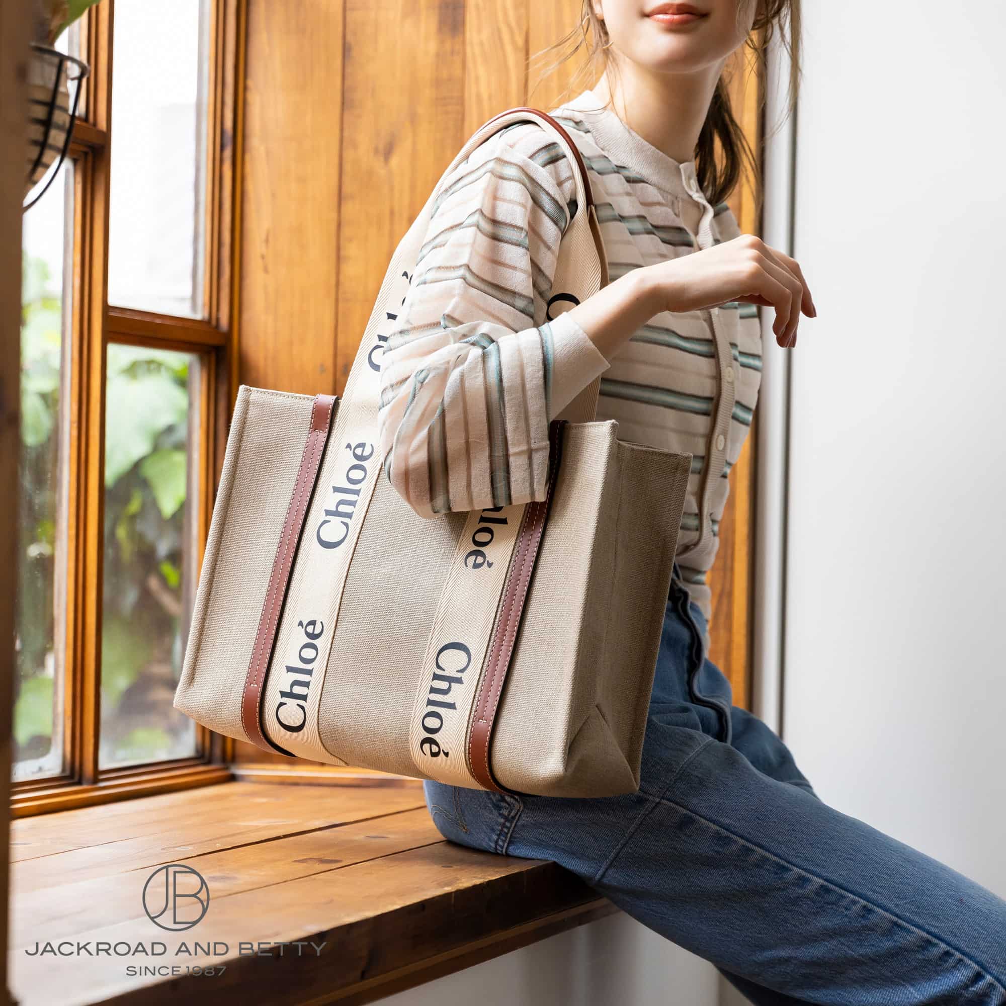 ウッディ ミディアム トートバッグ[CHC22AS383I2690U] Woody Medium