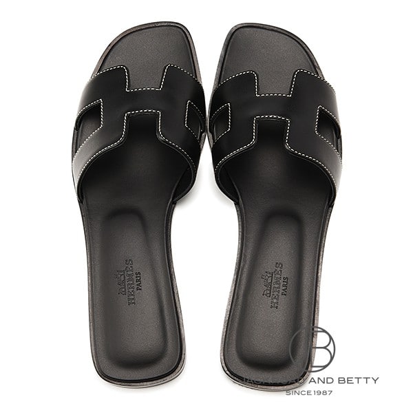 サンダル オラン ノワール ブラック 黒 36.5[H021056Z] Sandals Oran