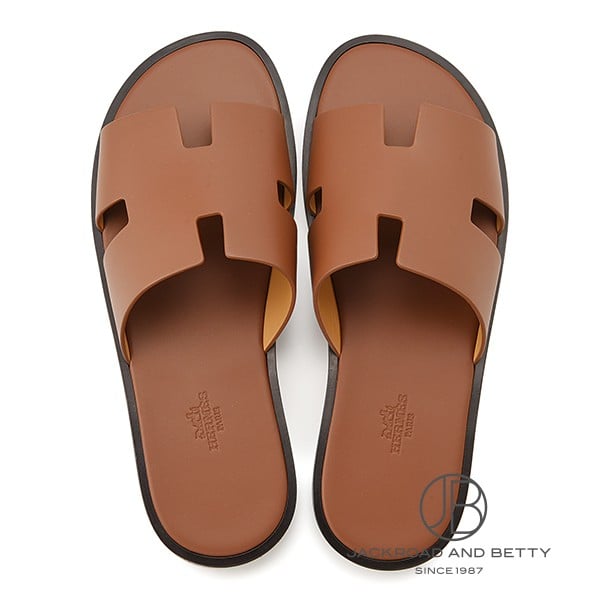 サンダル イズミール ゴールド 茶 41[H041141ZH] Sandals Izmir Gold