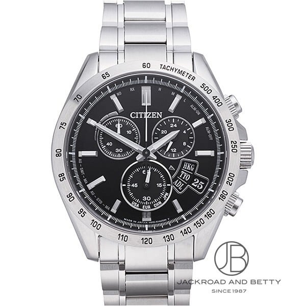 エコドライブ ワールドタイム クロノグラフ 電波ソーラー[BY0130-51E