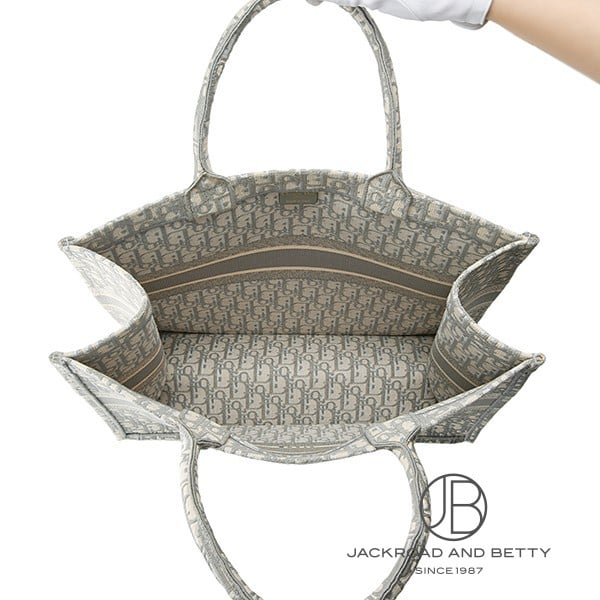 ブックトート ディオール オブリーク エンブロイダリー ラージ