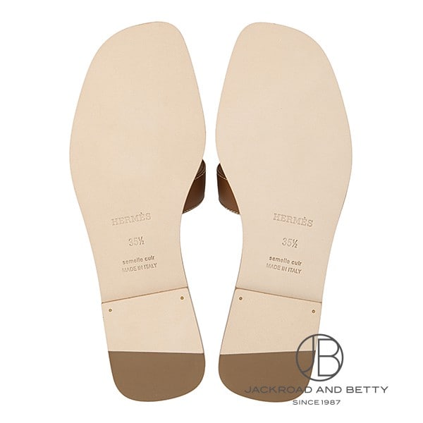 エルメスサンダルオランゴールド35