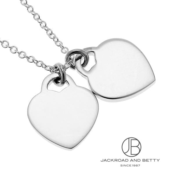 リターントゥ ティファニー レッド ダブル ハート タグ ペンダント