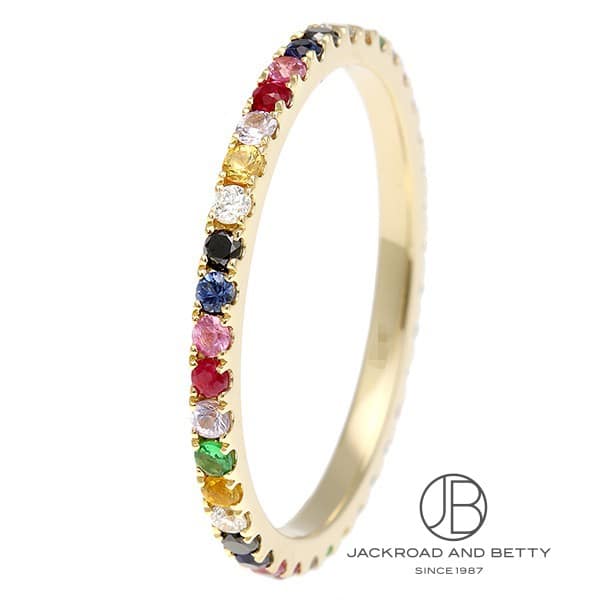 マルチカラーストーン リング[391174] Multi Colored Stone Ring