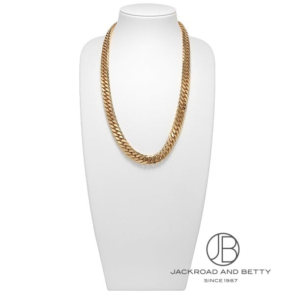 K18 6面 ダブル 300g 63cm ネックレス 造幣局刻印有り[] Kihei