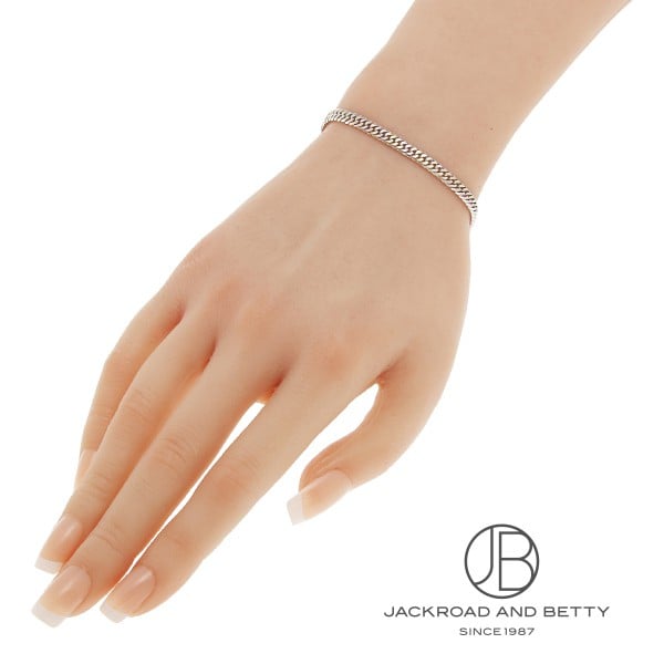 PT850 6面 ダブル 10g 18cm ブレスレット プラチナ 造幣局刻印有り