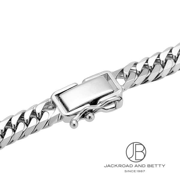 PT850 6面 ダブル 20g 20cm ブレスレット プラチナ 造幣局刻印有り