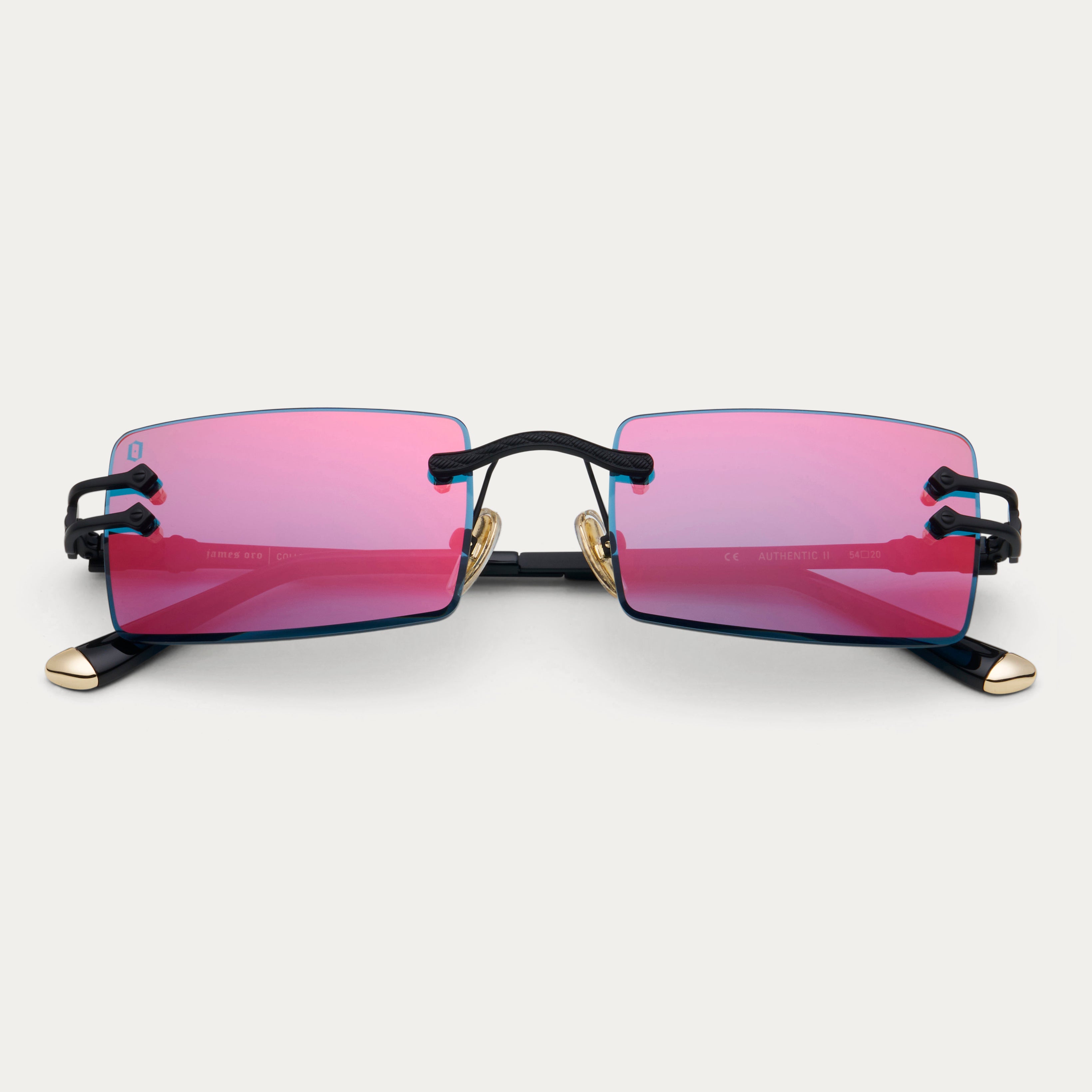james oro リムレスサングラス ピンク PINK TINT AUTHENTIC II – JAMES ORO