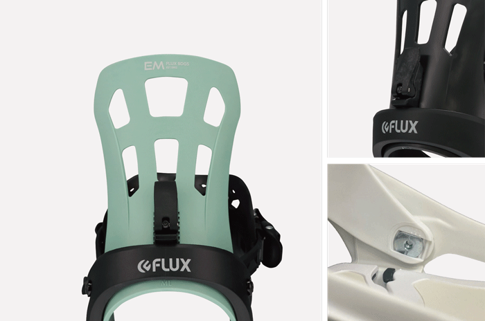 FLUX EM ビンディング M ミント/ブラック FLUX EM ブラックMサイズ