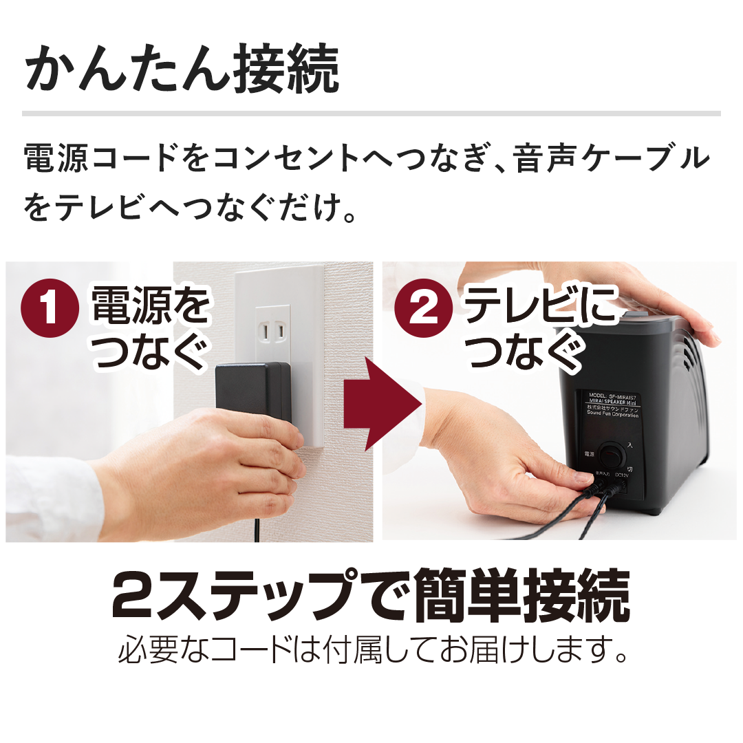 サウンドファン オーディオ ミライスピーカー・ミニ SF-MIRAIS7 【送料