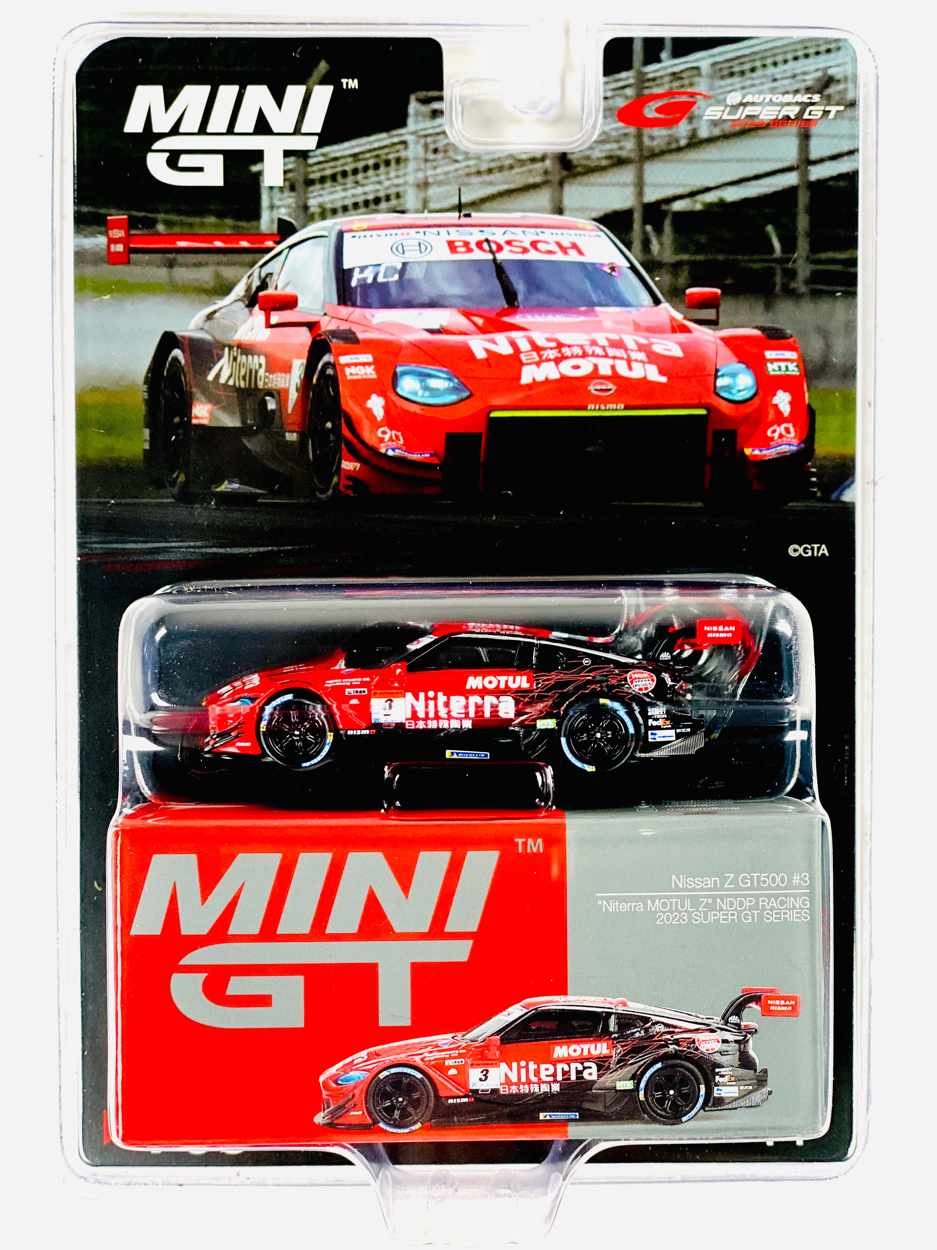 Mini GT Japan Exclusive Nissan Z GT500 #3 “Niterra MOTUL Z” NDDP
