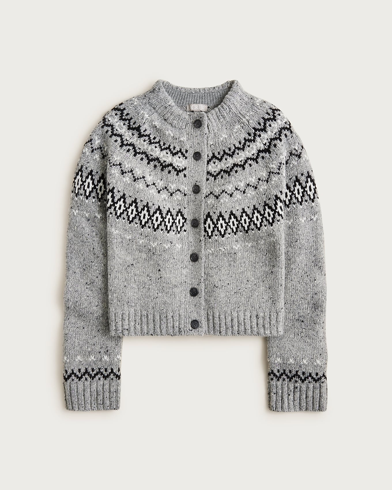 Fair Isle Cardigan In Wool Blend For Women | J.Crew