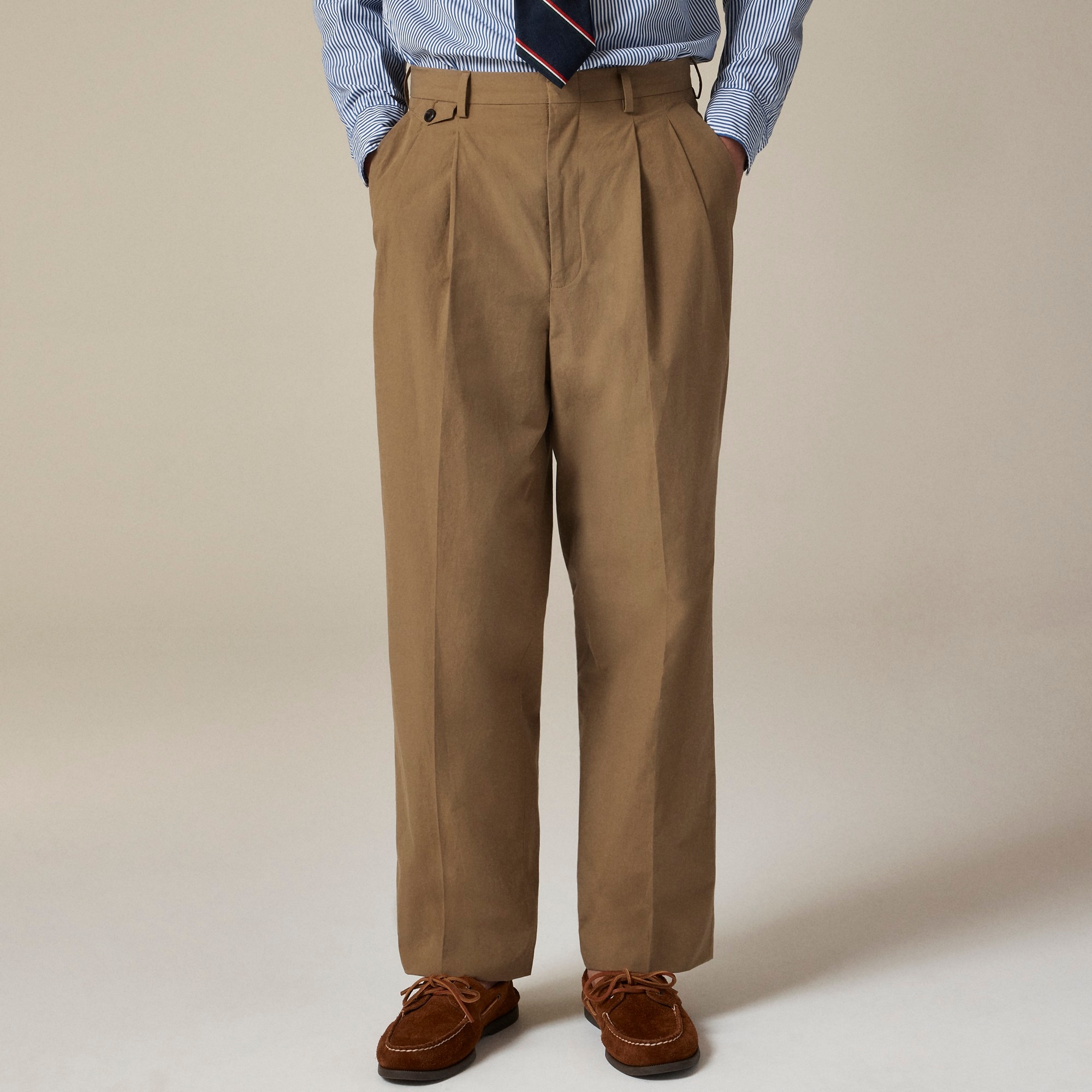 Relaxed-fit Suit Pant In Cotton Poplin For Men | J.Crew