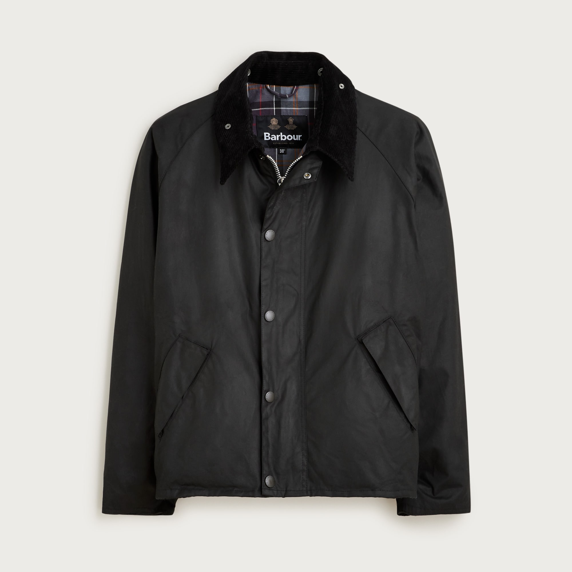 Barbour® Transport Wax Jacket For Men | J.Crew