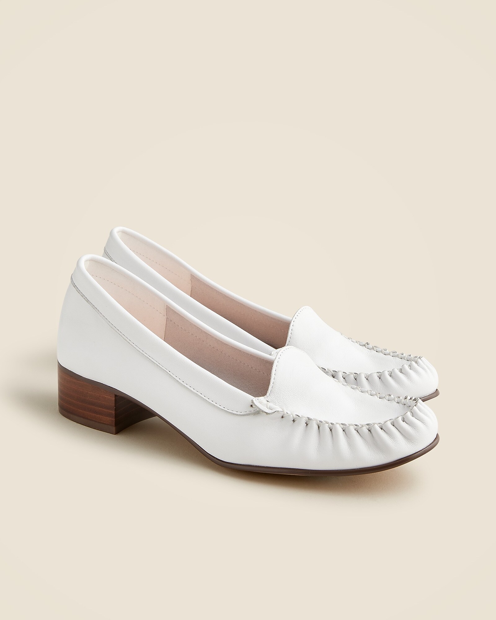 Maryam Nassir Zadeh X J.Crew Loafer Heels In Leather For Women | J