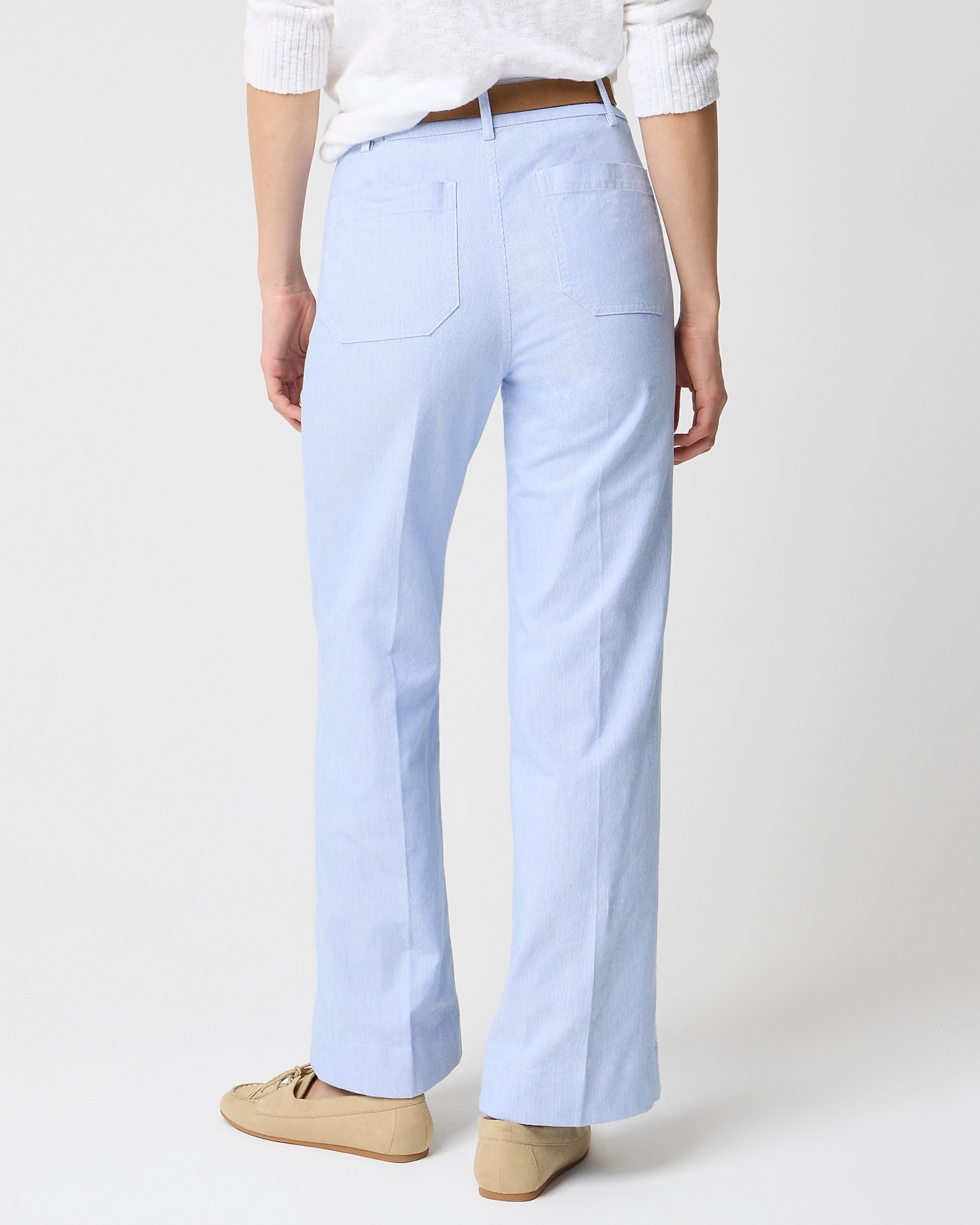 Lizzie High-rise Patch-pocket Wide-leg Pant For Women | Factory