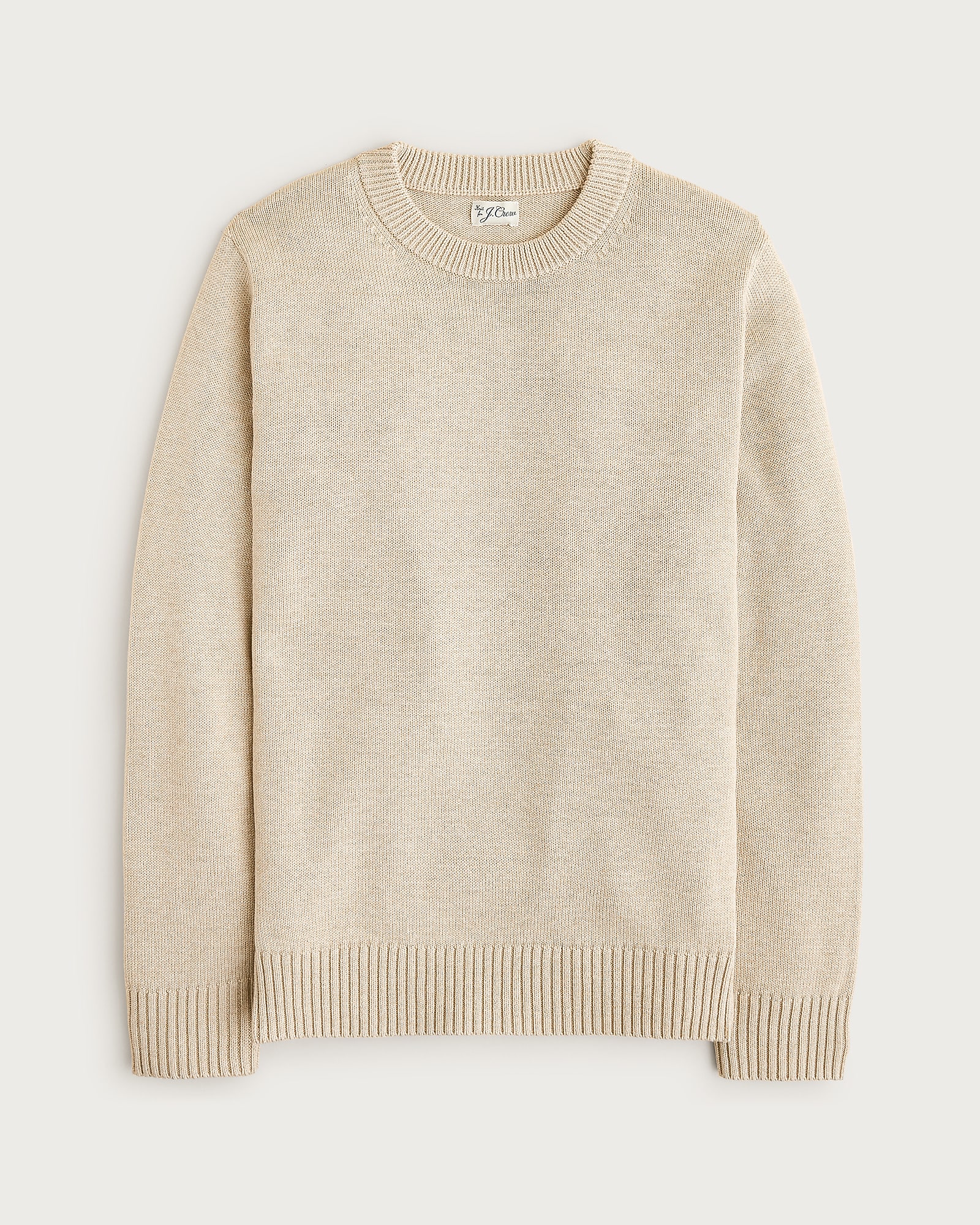 Heritage Cotton Crewneck Sweater For Men | J.Crew