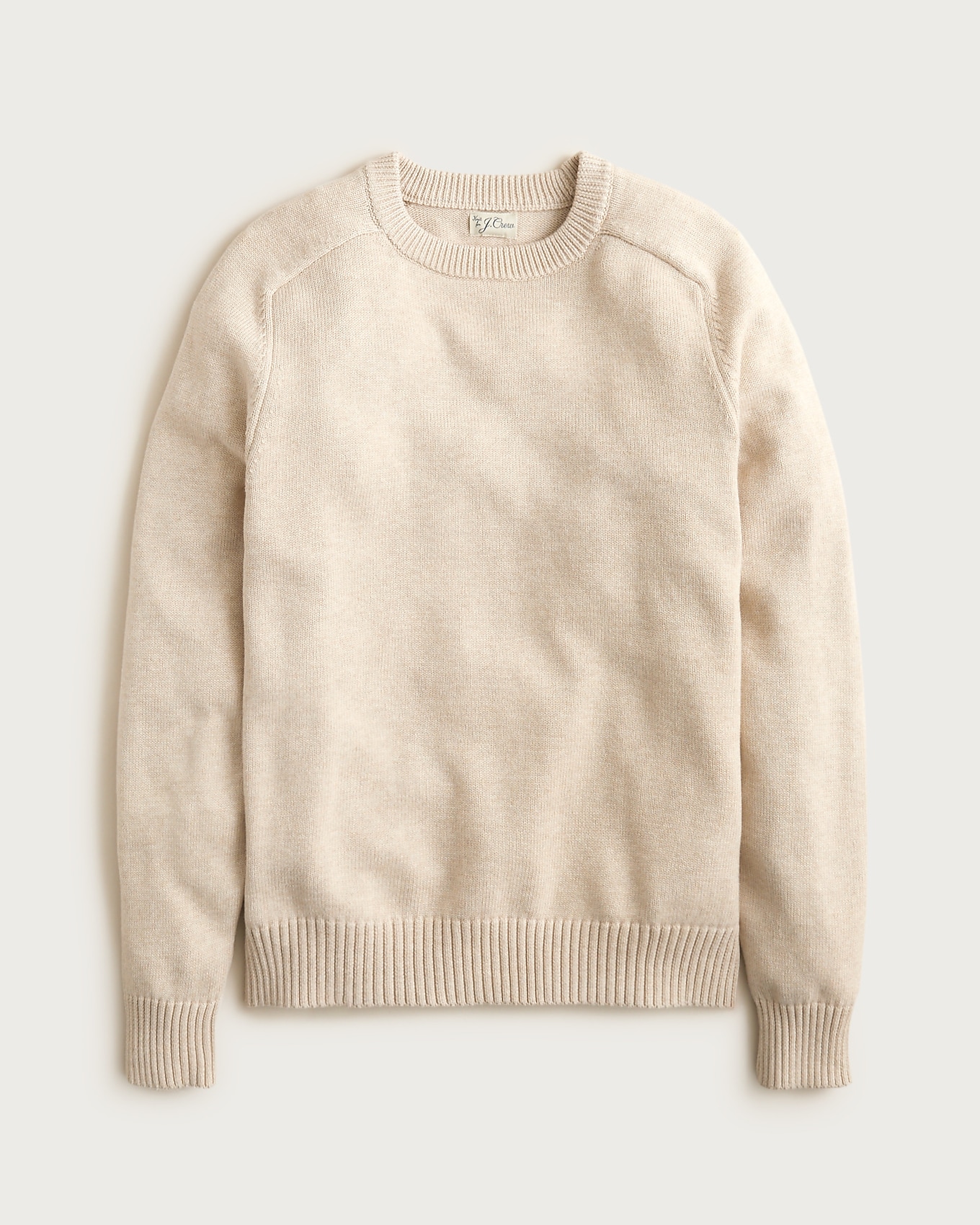 Heritage Cotton Crewneck Sweater For Men | J.Crew