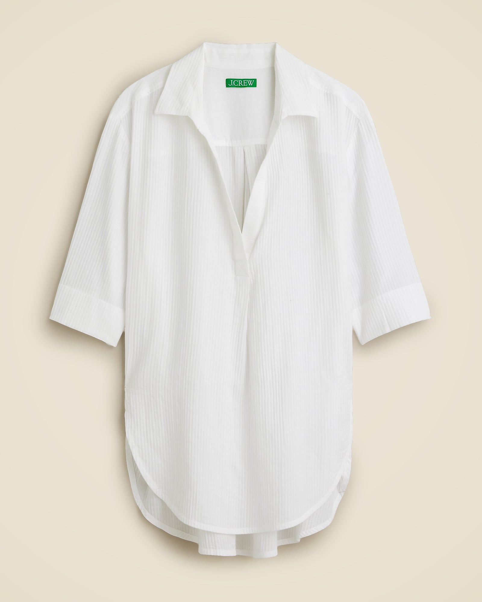 Popover Shirt In Airy Gauze For Women | J.Crew